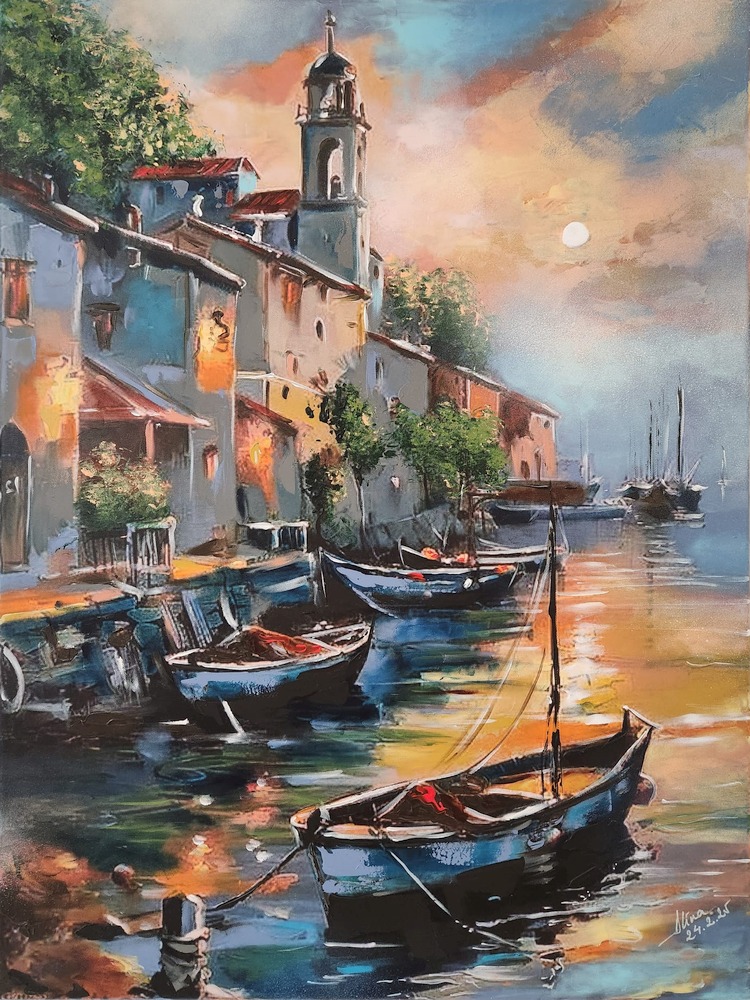 ArteDiAlina.com painting: Far Sun